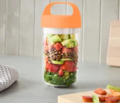To-Go-Behälter mit Henkel, groß