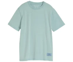 Tom Tailor Kinder-Basic-T-Shirt mit Acid-Wash-Optik, light teal