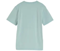 Tom Tailor Kinder-Basic-T-Shirt mit Acid-Wash-Optik, light teal