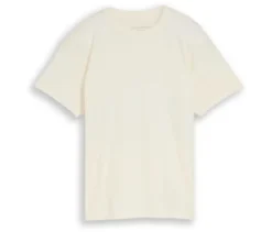 Tom Tailor Kinder-Oversized-T-Shirt mit Backprint, wool white
