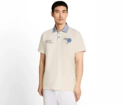 Tom Tailor Poloshirt mit Ottoman-Struktur, Gardenia White
