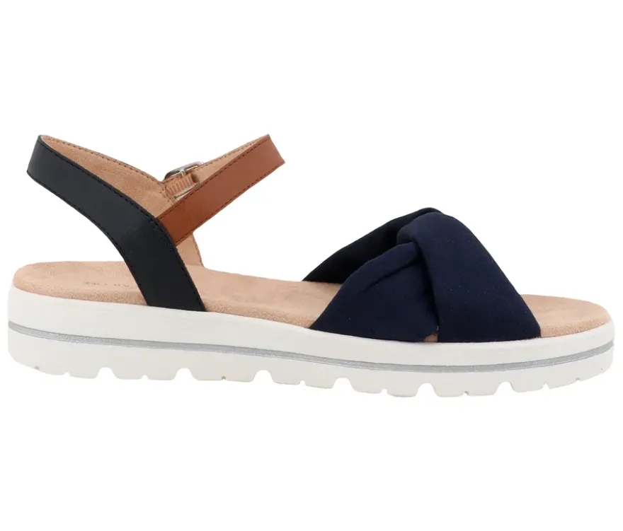 Tom Tailor Sandale, navy