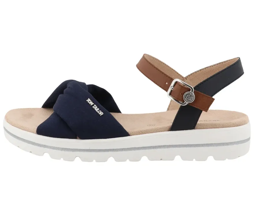 Tom Tailor Sandale, navy