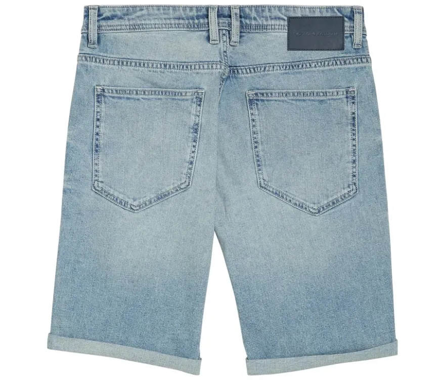 Tom Tailor TTJOSH REGULAR SLIM Jeans Shorts, light stone blue denim