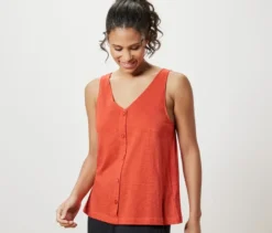 Top aus Modalmix, orange