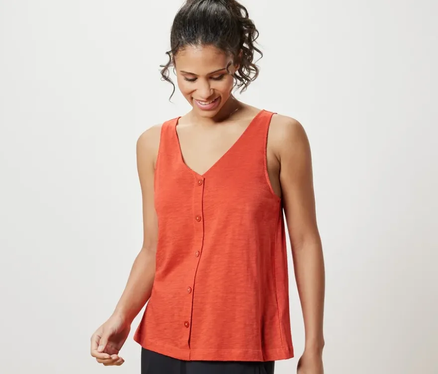 Top aus Modalmix, orange