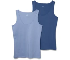2 Tops, blau/lavendel