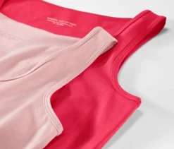 2 Tops, rosé/pink