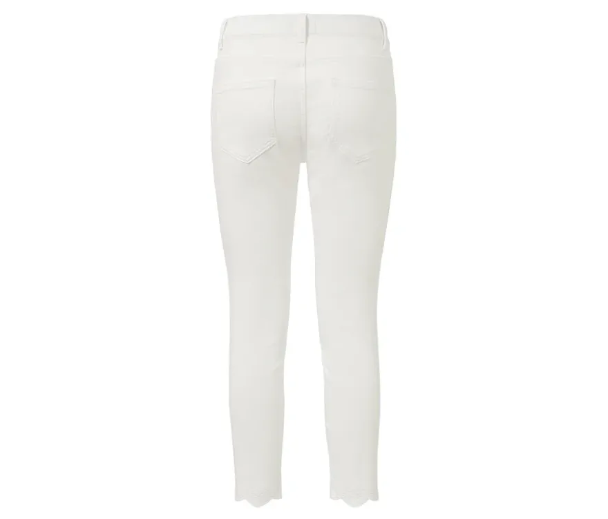 7/8-Treggings mit Lochstickerei