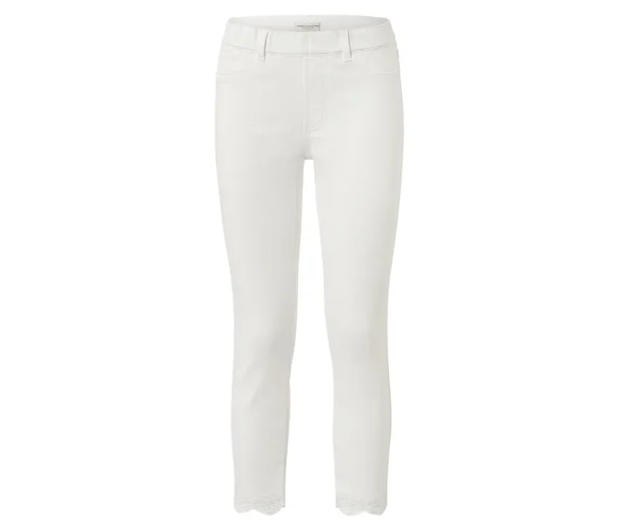 7/8-Treggings mit Lochstickerei