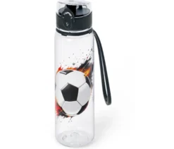 Trinkflasche im Fußballdesign