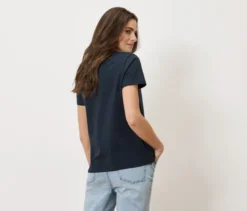 T-Shirt, dunkelblau