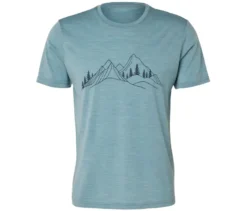 T-Shirt mit Merinowolle