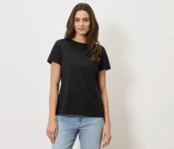 T-Shirt, schwarz