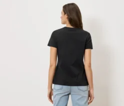 T-Shirt, schwarz