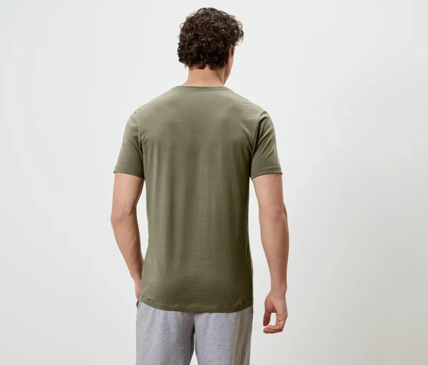 3 T-Shirts mit Rundhalsausschnitt