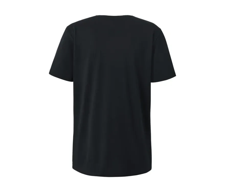 2 T-Shirts mit Rundhalsausschnitt, schwarz