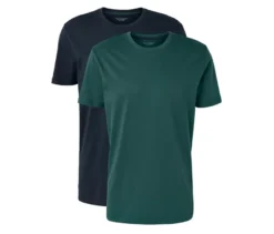 2 T-Shirts mit Rundhalsausschnitt