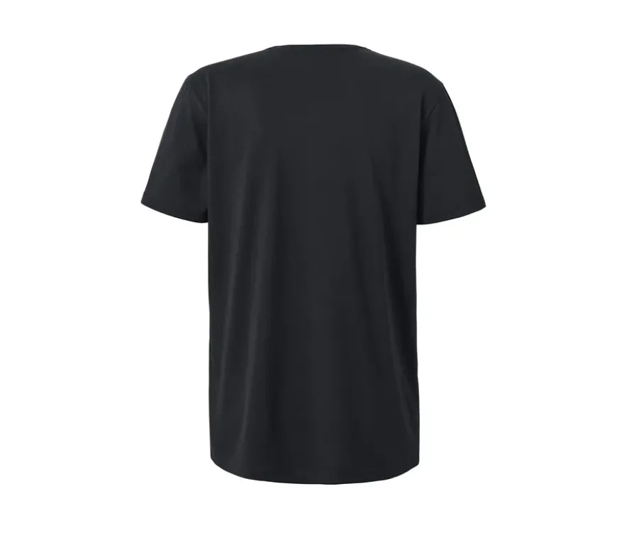 2 T-Shirts mit V-Ausschnitt, schwarz