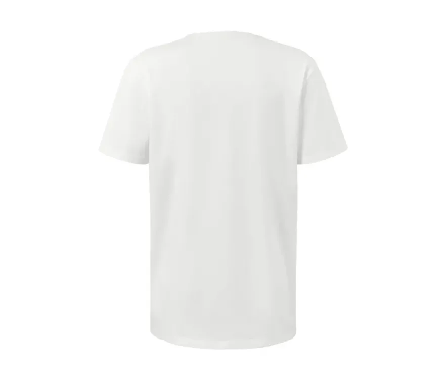 2 T-Shirts mit V-Ausschnitt, weiß