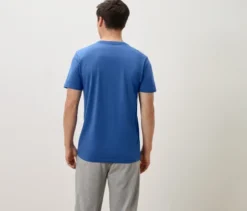 2 T-Shirts, navy, blau