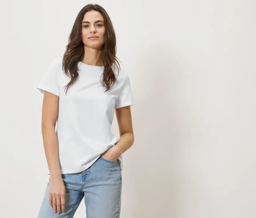T-Shirt, weiß