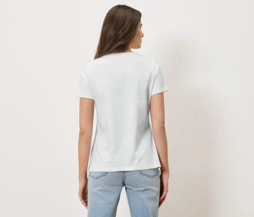 T-Shirt, weiß