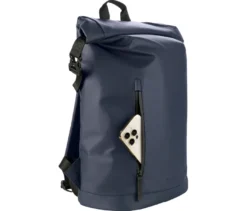 Tucano ROLLO Rucksack, Laptop 15,6", Rolltop, blau