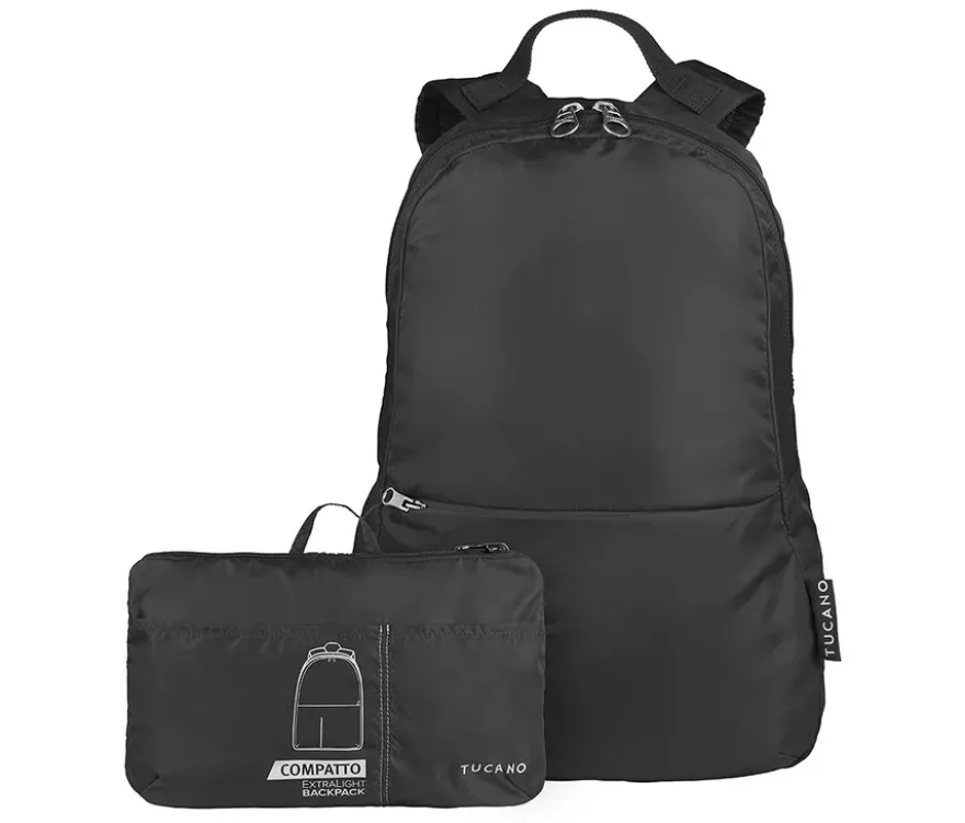 Tucano Rucksack »Compatto Eco«, schwarz