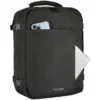 Tucano TUGO Kabinenrucksack mit Laptopfach, schwarz