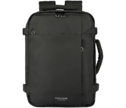 Tucano TUGO Kabinenrucksack mit Laptopfach, schwarz