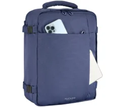 Tucano TUGO Kabinenrucksack mit Laptopfach, blau