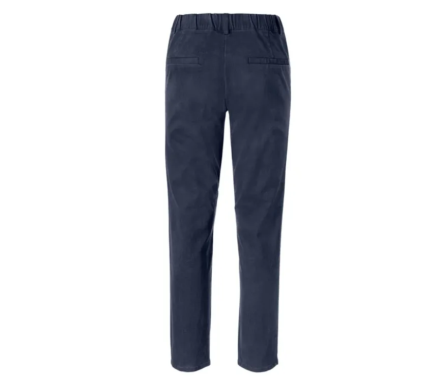 Twillhose mit Komfortbund, dunkelblau