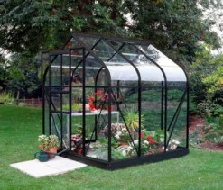 Vitavia Gewächshaus Orion ESG 3,8 m² inkl. Rahmenfundament