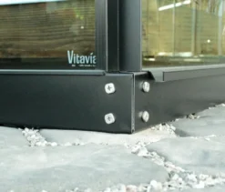 Vitavia Gewächshaus Orion ESG 3,8 m² inkl. Rahmenfundament