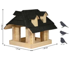 Vogelhaus »Sort« aus Massivholz