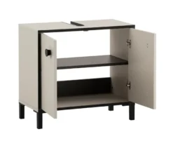 Waschbeckenunterschrank »Edda« mit 2 Türen, cremebeige