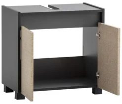 Waschbeckenunterschrank »Sander«, anthrazit/Canasta