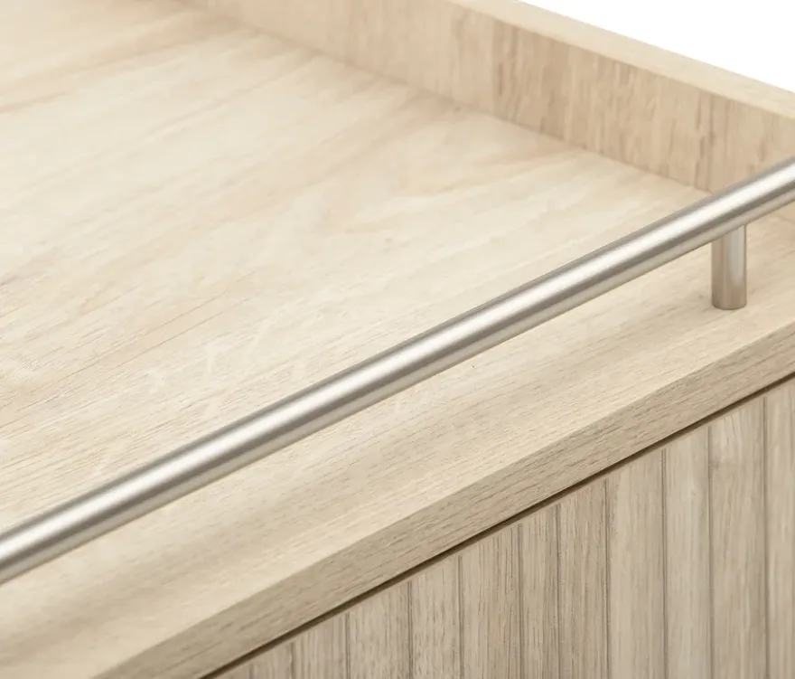 Waschbeckenunterschrank »Sonderby«, Nordic Light Oak