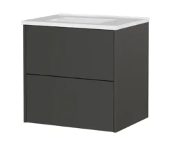 Waschtisch »Bodera« inkl Becken, graphit, 61 cm