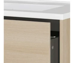 Waschtisch »Bodera« inkl Becken, Eichenoptik, 61 cm