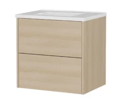 Waschtisch »Bodera« inkl Becken, Eichenoptik, 61 cm