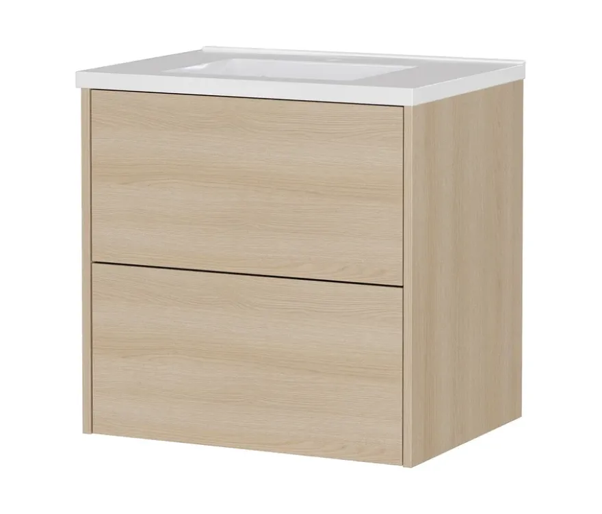 Waschtisch »Bodera« inkl Becken, Eichenoptik, 61 cm