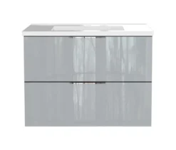 Waschtisch »Celano« inkl. Becken, graphit-silbergrau, 81 cm