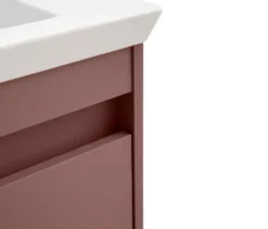 Waschtisch und Spiegel »Avio«, mauve