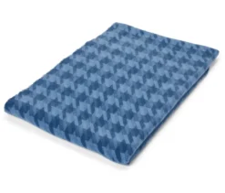 Webschal mit Hahnentritt-Jacquard