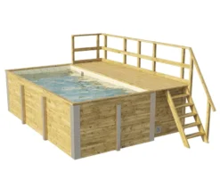 WEKA Gartenpool inkl. Sonnendeck, ca. 400 x 301 cm