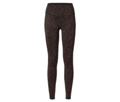 Wende-Sporttight, schwarz und braun