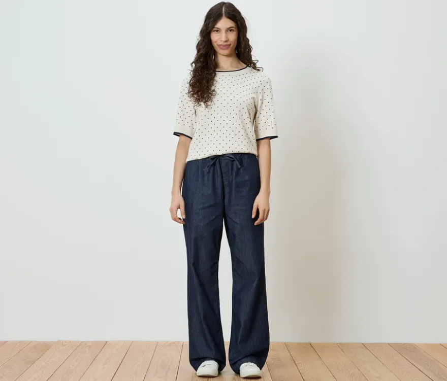 Wide-Komfort-Jeans