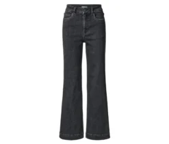 Wide Leg Jeans – Fit »Viki«, black washed
